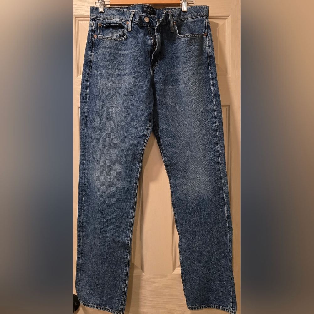 Lucky Brand Mens 121 Slim Fit Denim Straight Jeans, Size 33 X 32